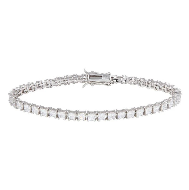 Princess-cut Tennis Bracelet