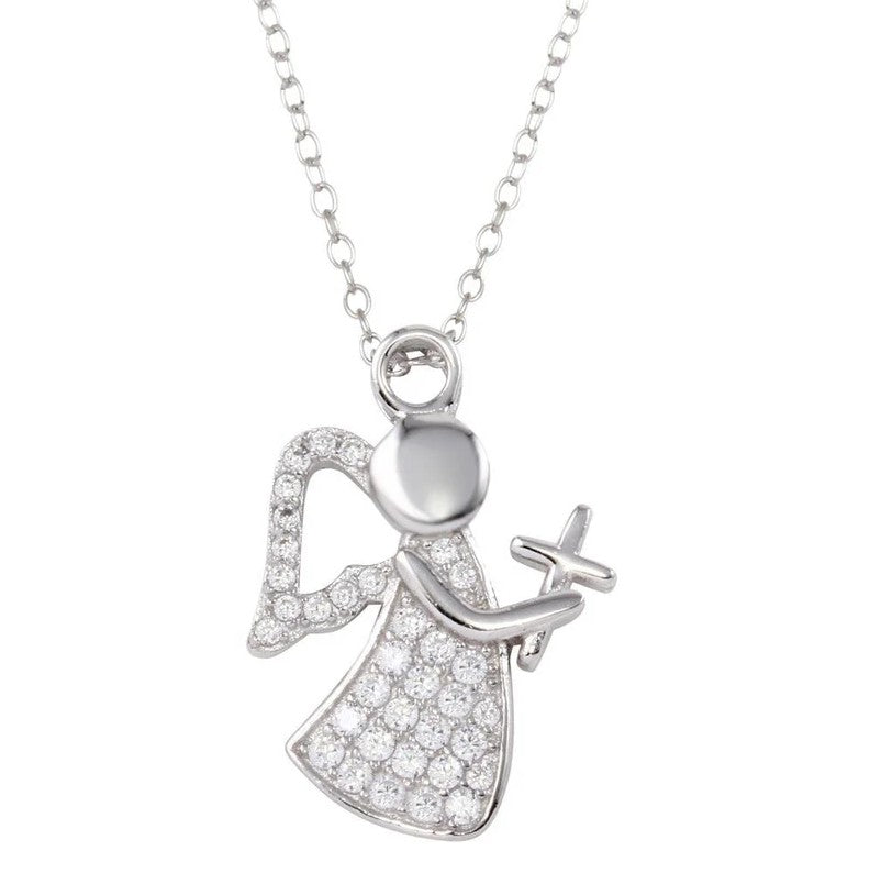 An Angel by your Side Baptism Necklace