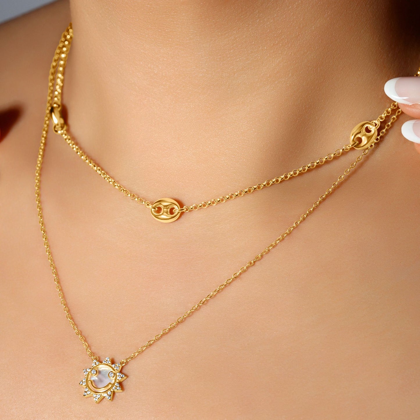 Minimalist Mariner Link Necklace