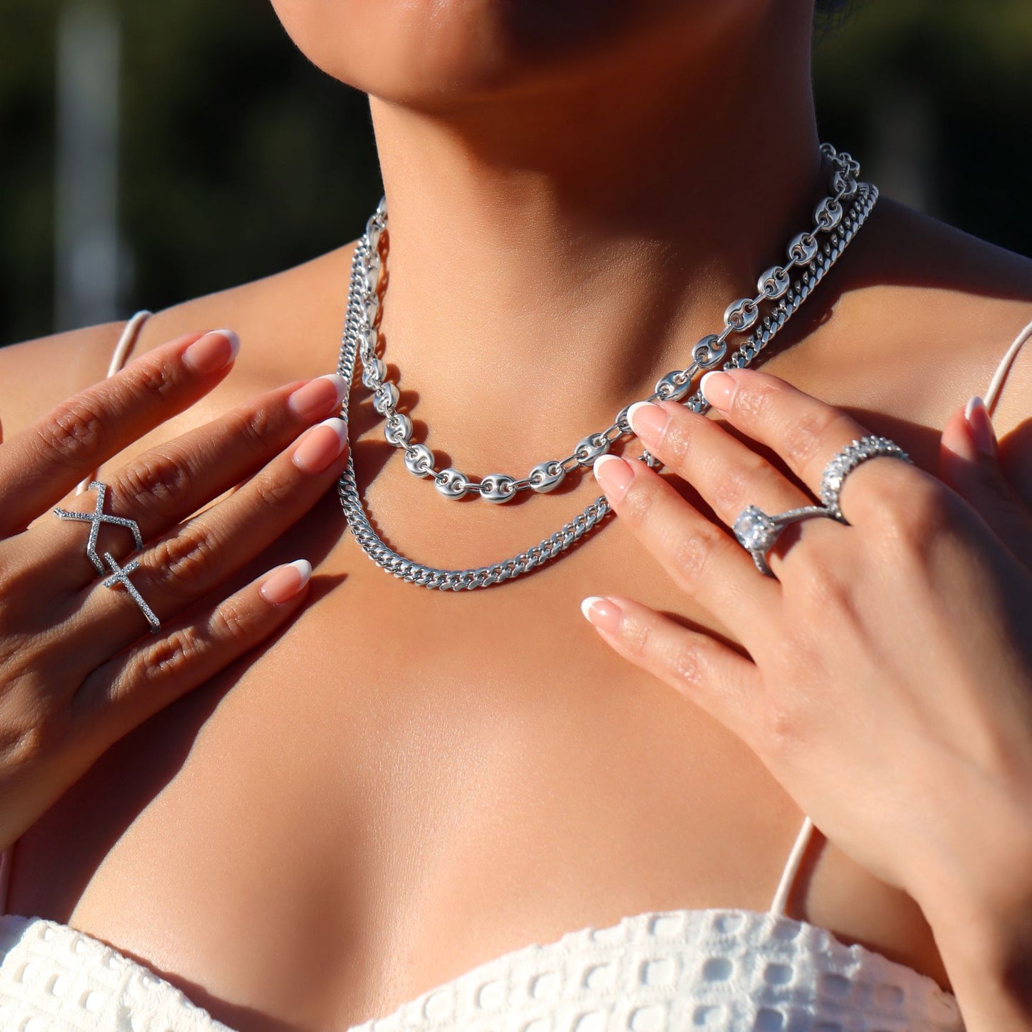 Silver Cuban Link Chain - 5.5mm