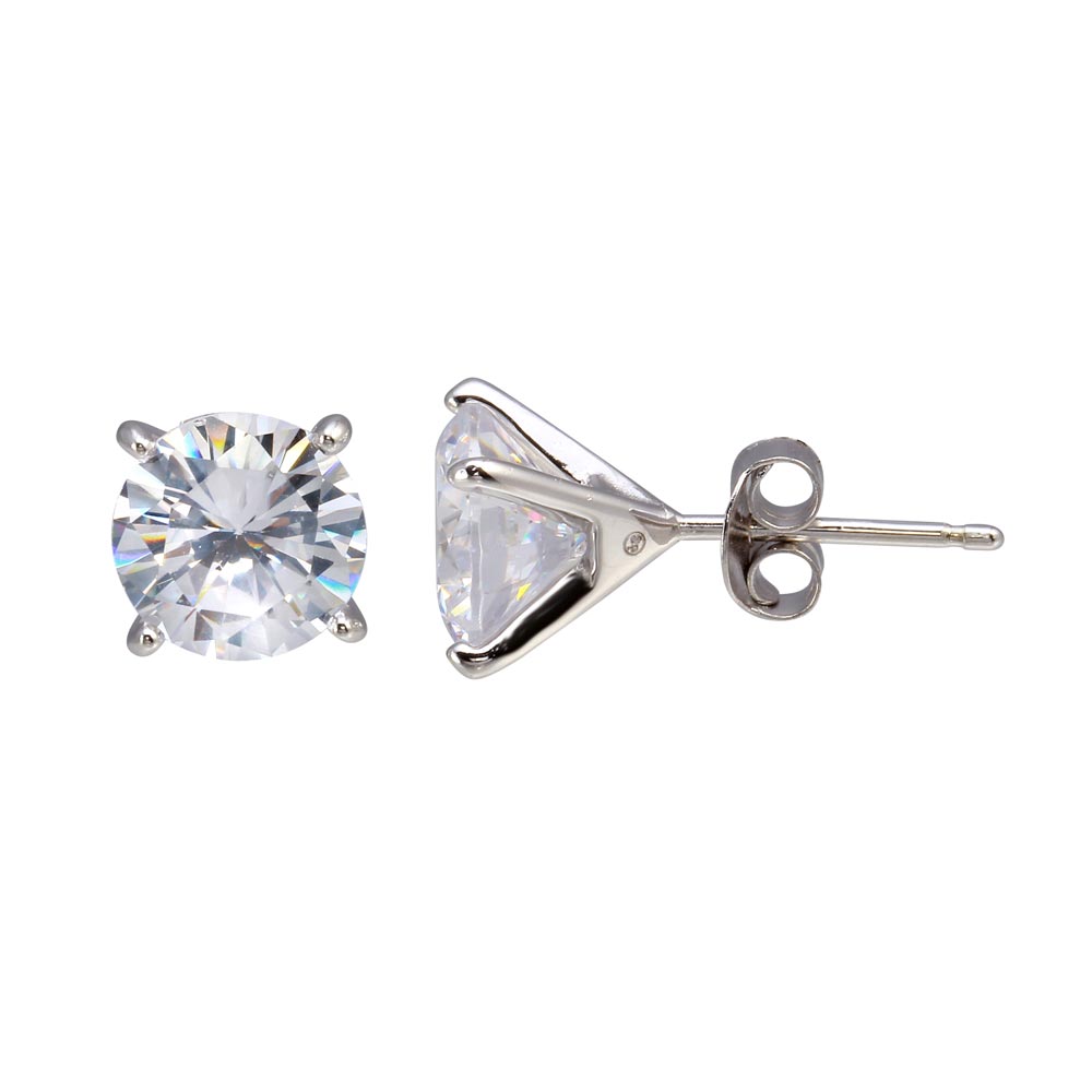 Classic Solitaire Earrings