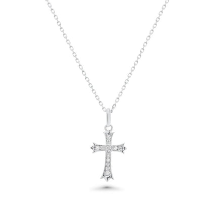 Dainty Diamond Cross