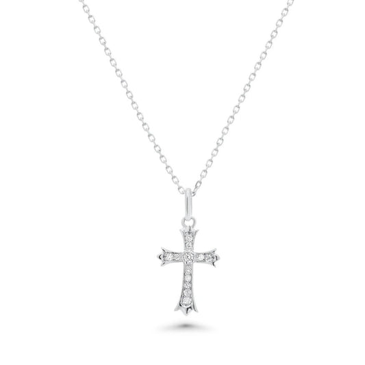 Dainty Diamond Cross
