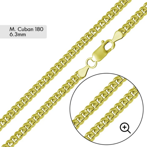 Gold Cuban Link Chain - 6.3mm