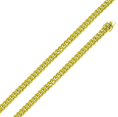 Gold Cuban Link Chain - 7mm