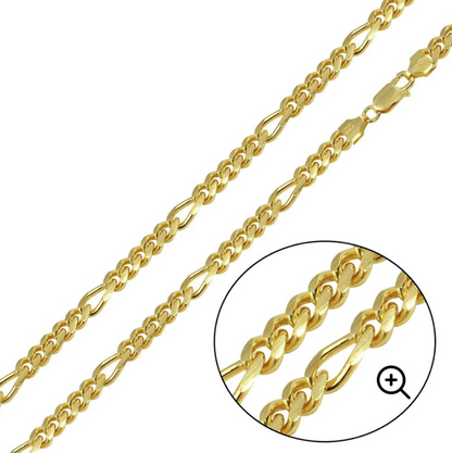 Gold Figaro Chain - 6mm