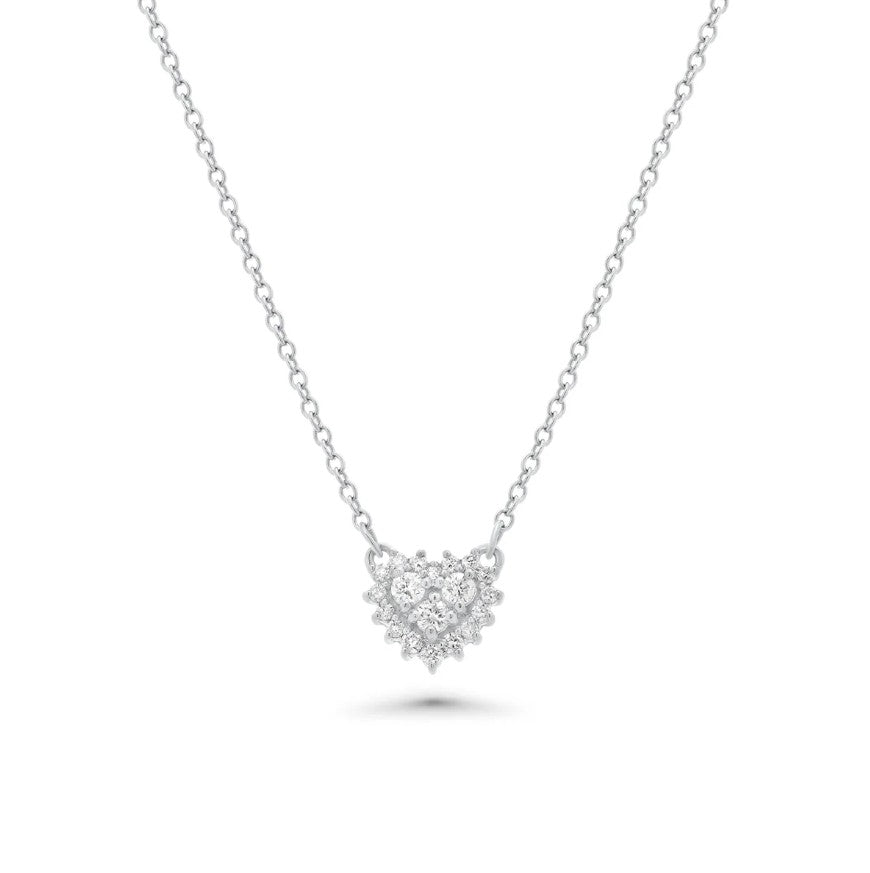 Diamond Dainty Heart Necklace