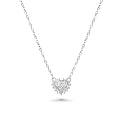 Diamond Dainty Heart Necklace