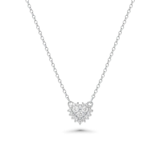 Diamond Dainty Heart Necklace