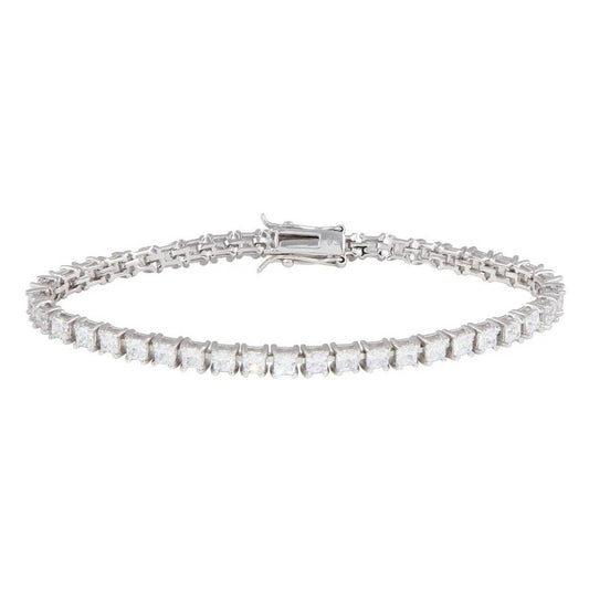 Princess-cut Tennis Bracelet