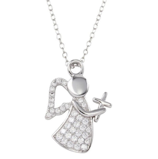 An Angel by your Side Baptism Necklace