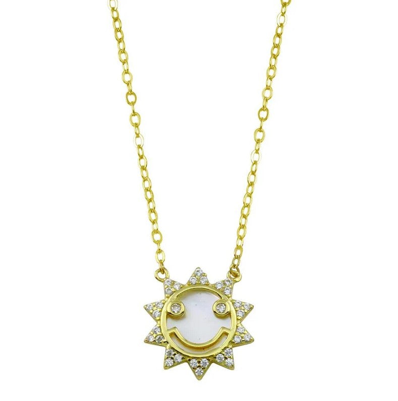 Mother of Pearl Sun Necklace