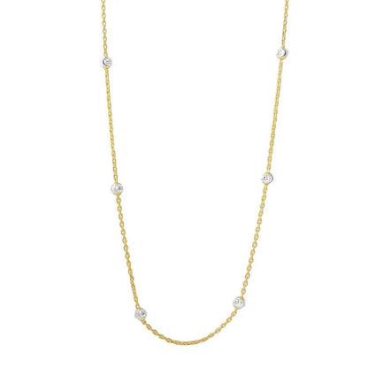 The Gold Beads by the Yard Italian Necklace