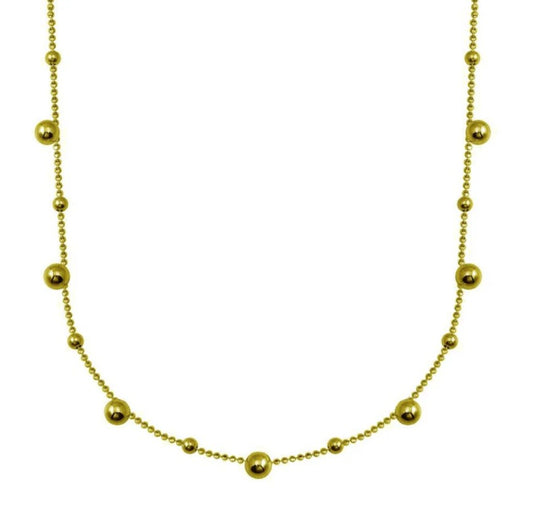 Bead & Ball Necklace