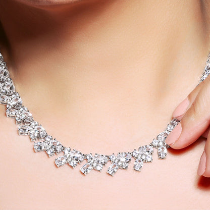 Multi Stone Tennis Necklace