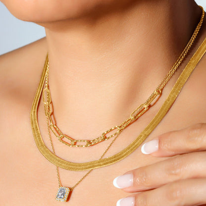 Herringbone Necklace Chain - 5.5mm