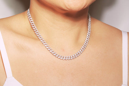 Iced Out Cuban Link Chain Unisex - 9.5mm