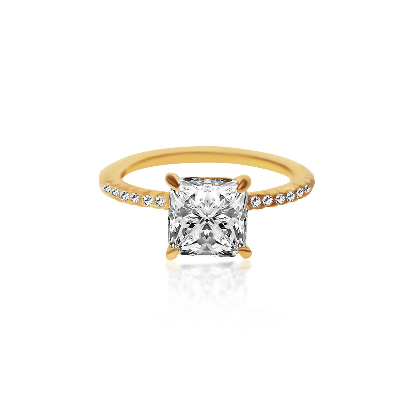 Princess Cut Solitaire Ring