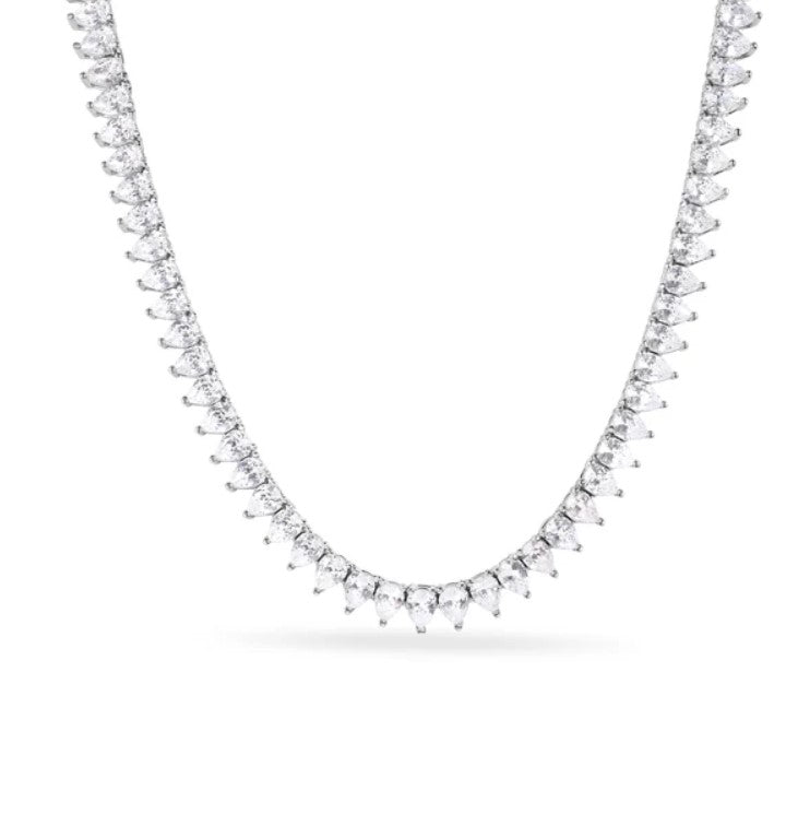 Pear Shape Tennis Necklace - 5mm