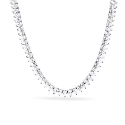 Pear Shape Tennis Necklace - 5mm