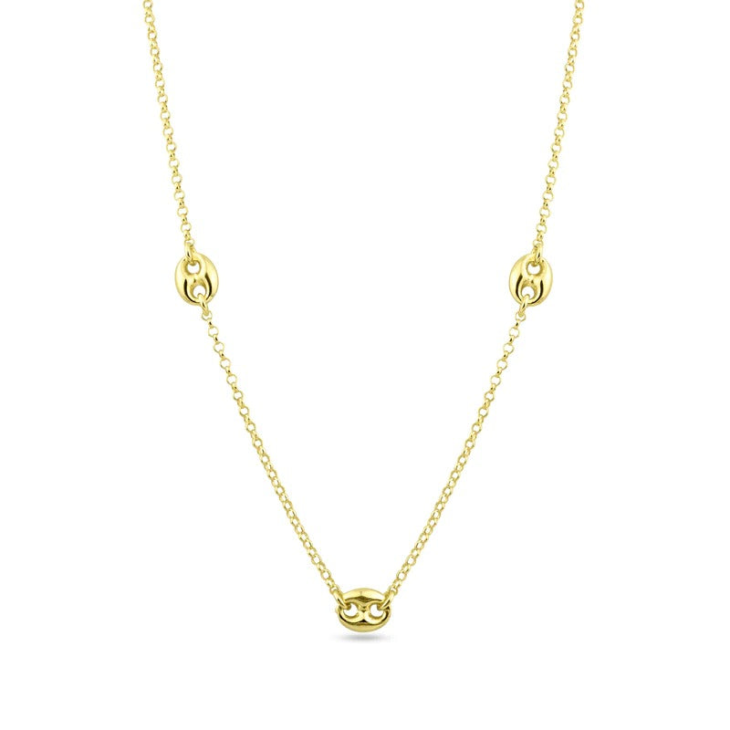 Minimalist Mariner Link Necklace