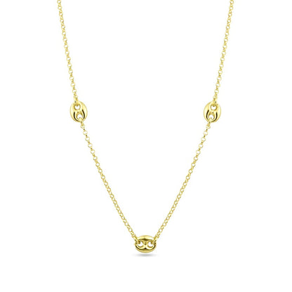 Minimalist Mariner Link Necklace