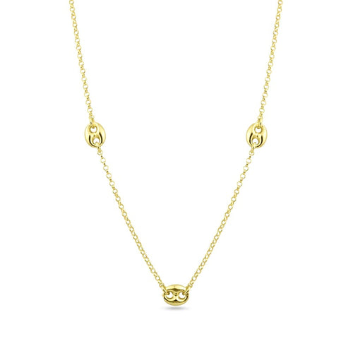 Minimalist Mariner Link Necklace