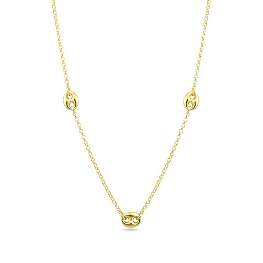 Minimalist Mariner Link Necklace