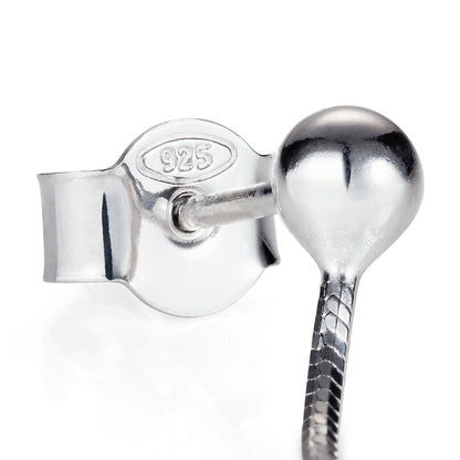 Minimalist Bar Necklace Lariat & Earrings