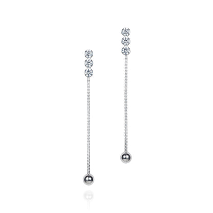 Silver Lining Dangle Earrings