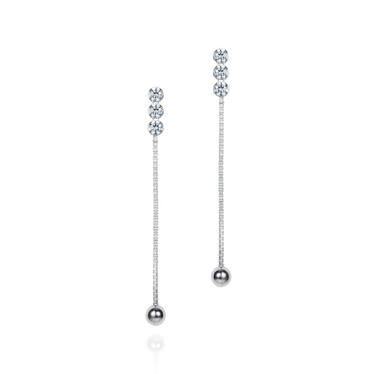 Silver Lining Dangle Earrings