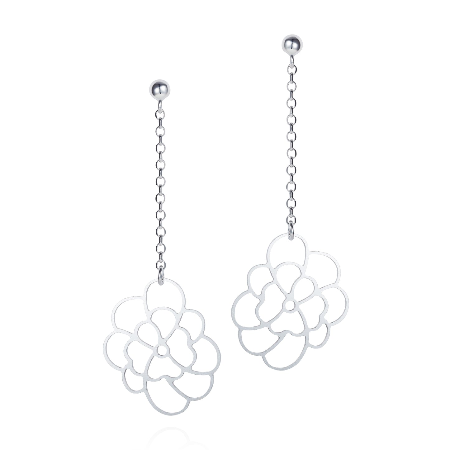 Camellia Earrings, Bracelet & Necklace