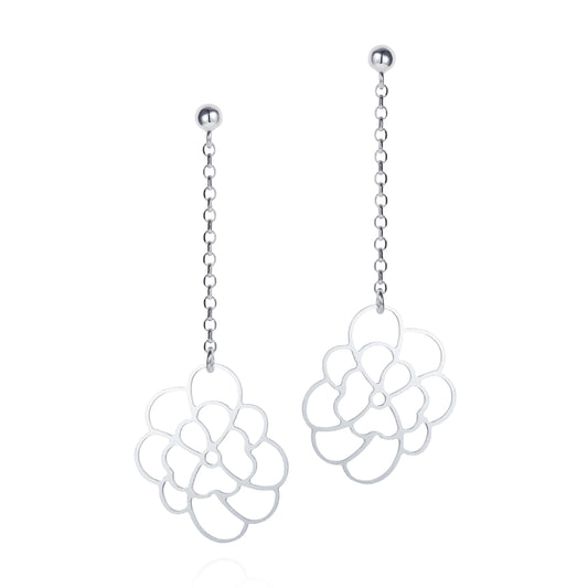 Camellia Earrings, Bracelet & Necklace