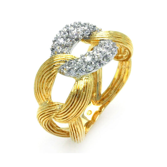 Braided Cuban Link Ring