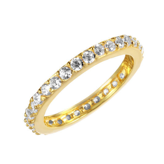 Classic Gold Stackable Eternity Ring