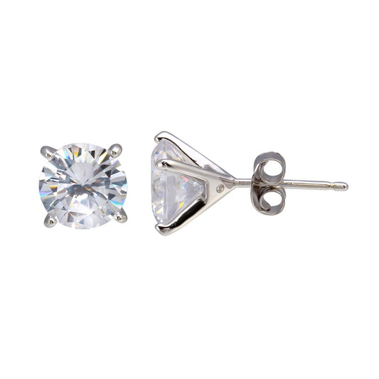 Classic Solitaire Earrings