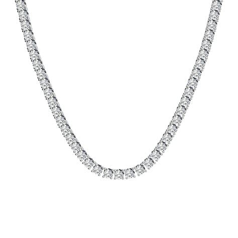 Round Tennis Necklace