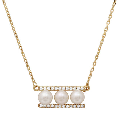 Heritage Pearl-On-A-Bar Necklace