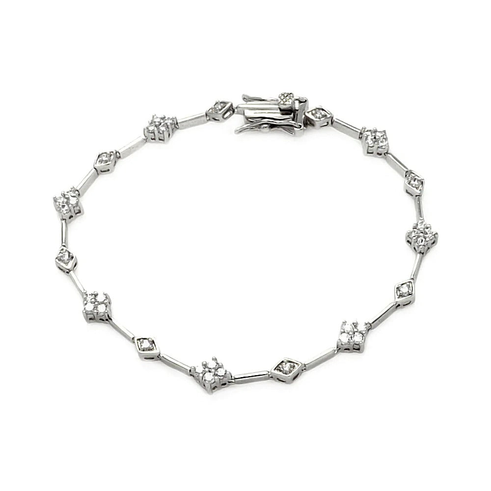 Diamond Shape Tennis Bracelet