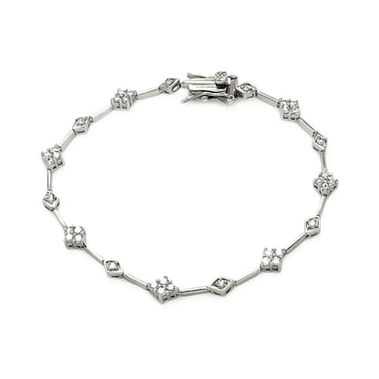 Diamond Shape Tennis Bracelet