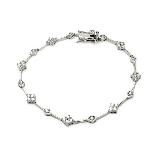 Diamond Shape Tennis Bracelet