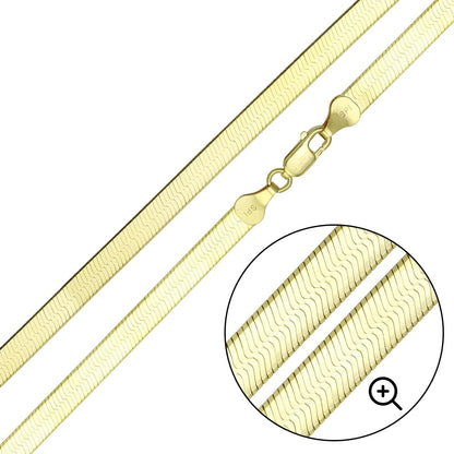 Herringbone Necklace Chain - 3.4mm