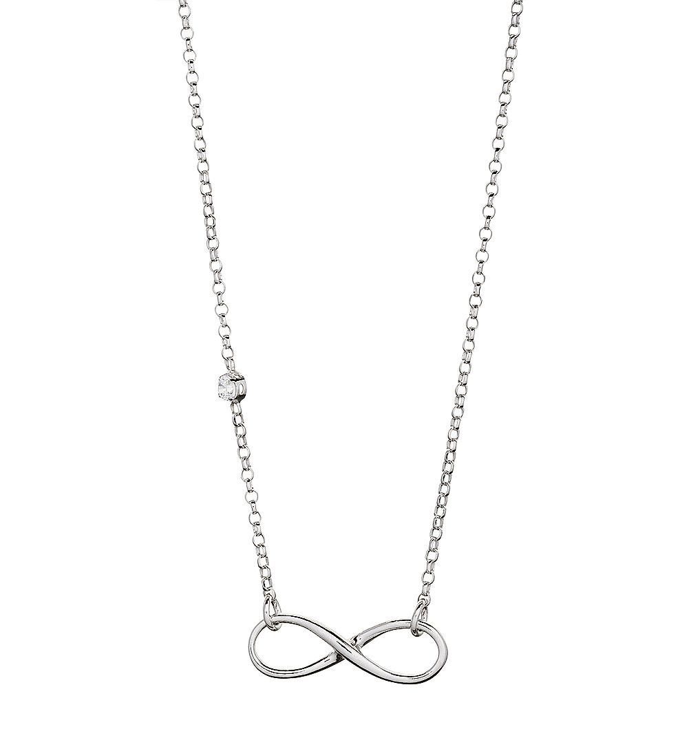 Infinity Loop Necklace sc-dash LILIES & CROWN